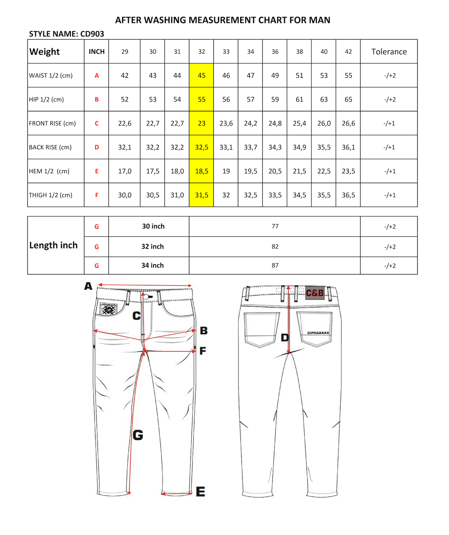 Cipo & Baxx CHEVY Herren Baggy Jeans Denim ICE BLUE CD903