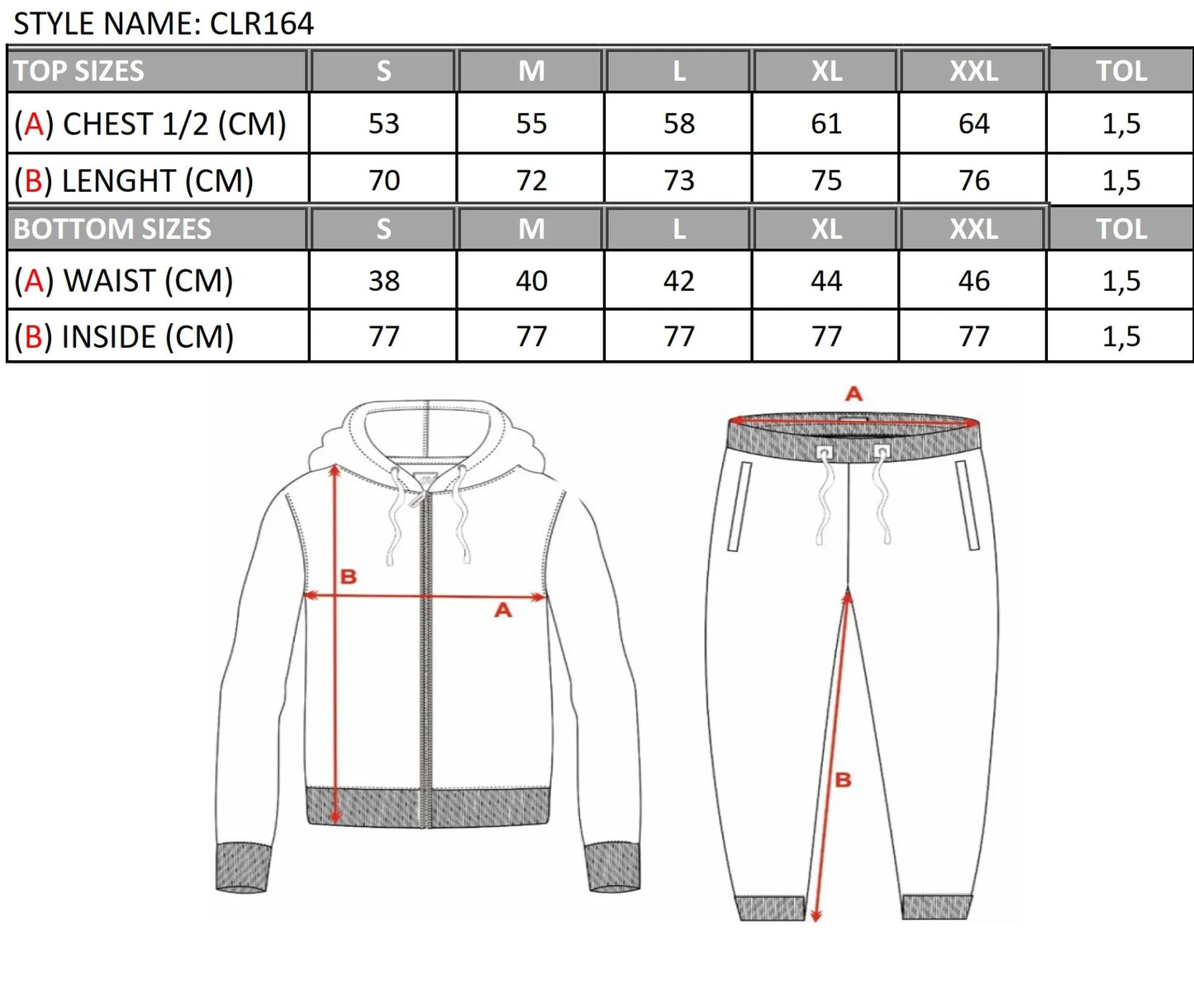 Cipo & Baxx BRENTWOOD Men's Tracksuit Sweatshirt + Jogging Bottoms CLR142