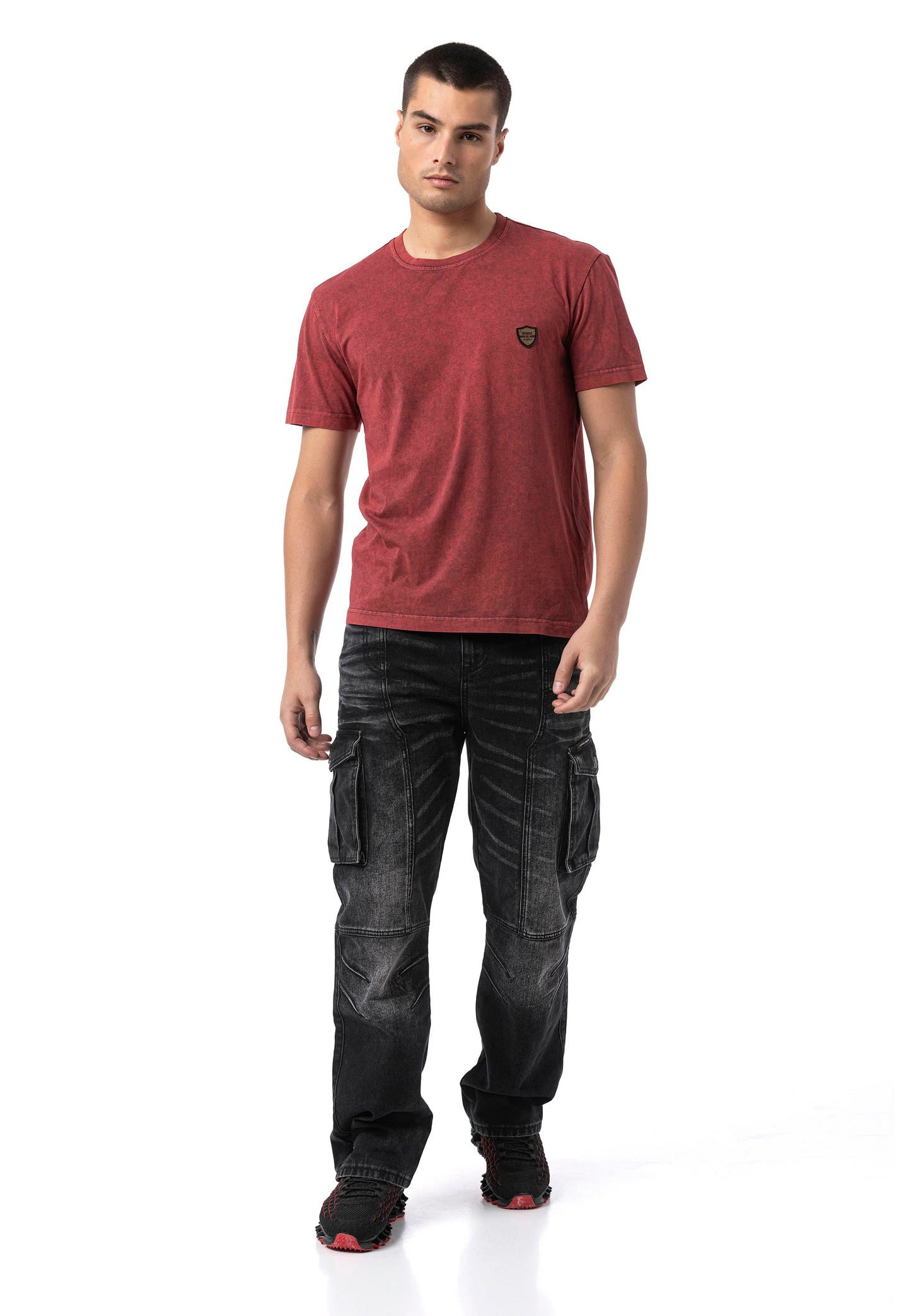 Cipo & Baxx EPIC black Herren Baggy cargo Jeans Denim CD897