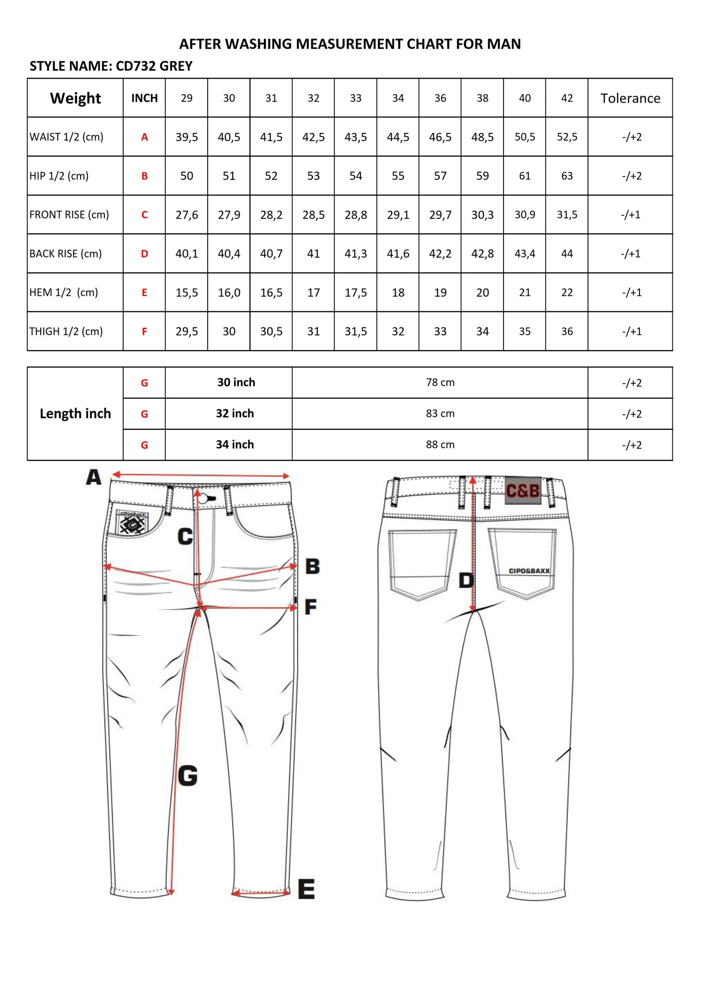 Cipo & Baxx PUEBLA Men's Jeans Denim CD732