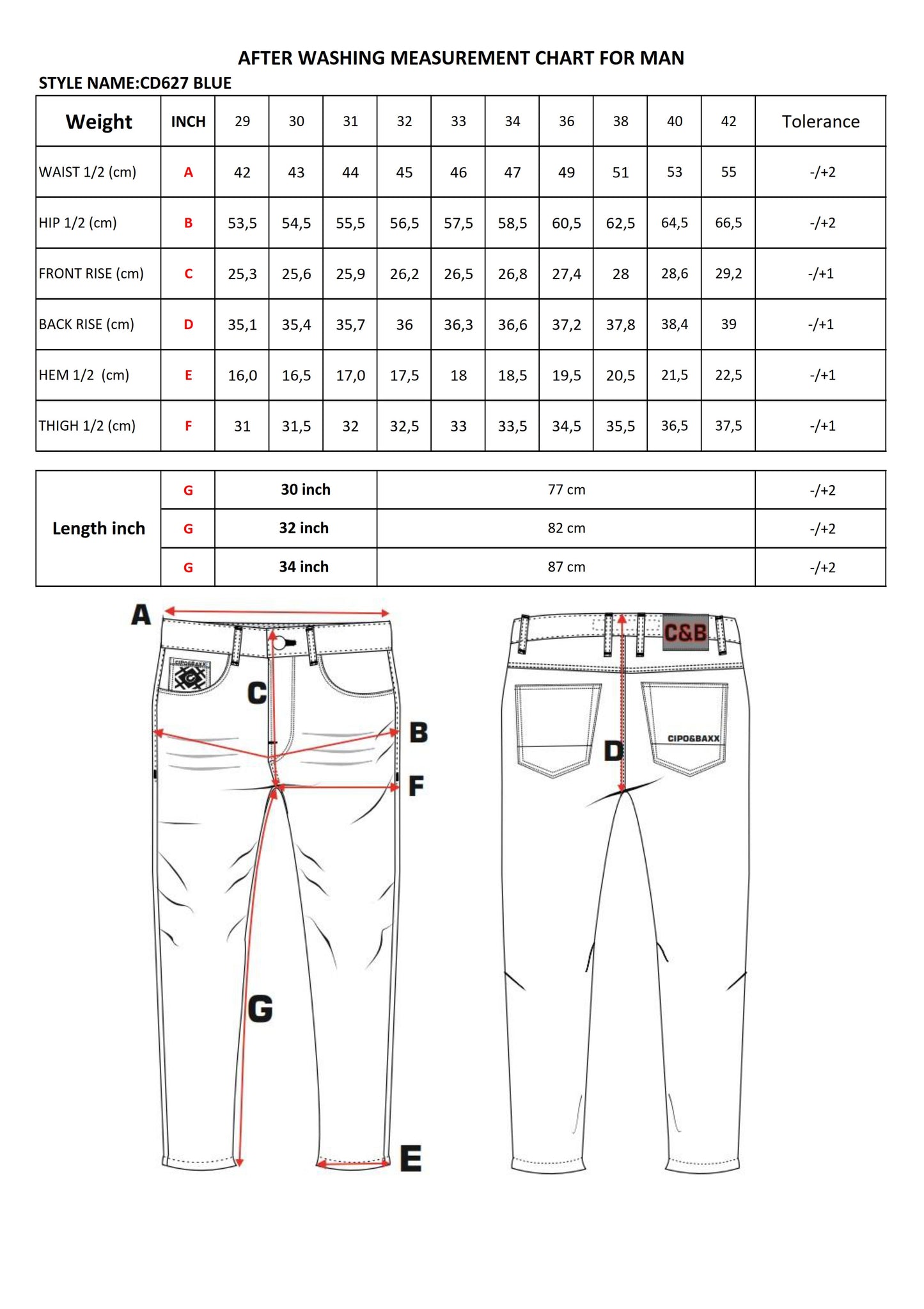 Cipo & Baxx DART Men's Jeans Denim CD627