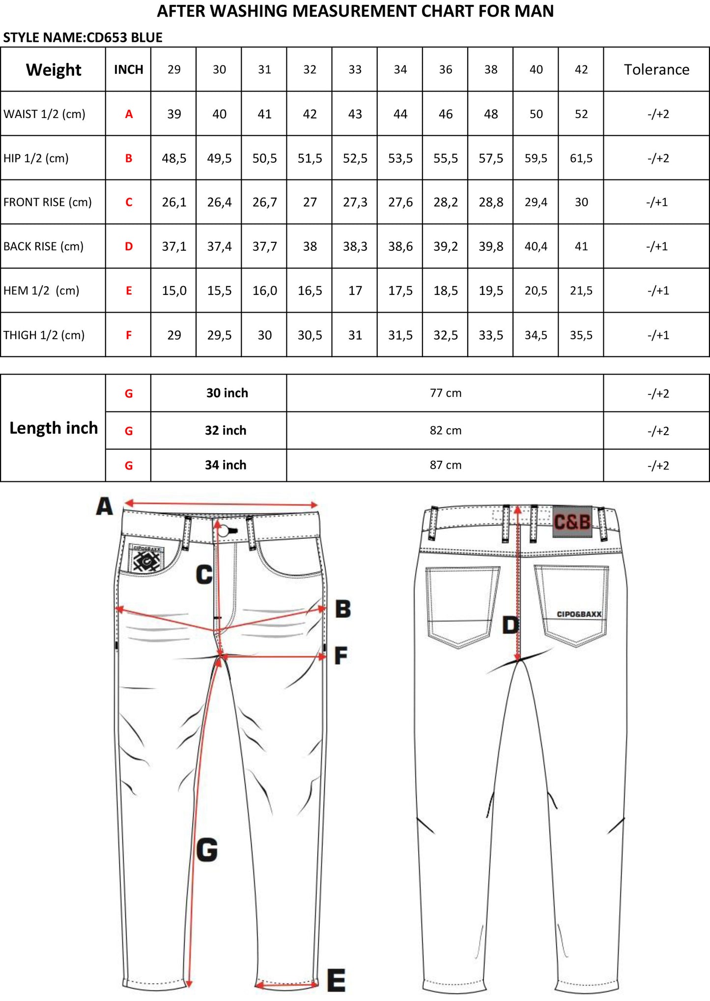 Cipo & Baxx DART Men's Jeans Denim CD627