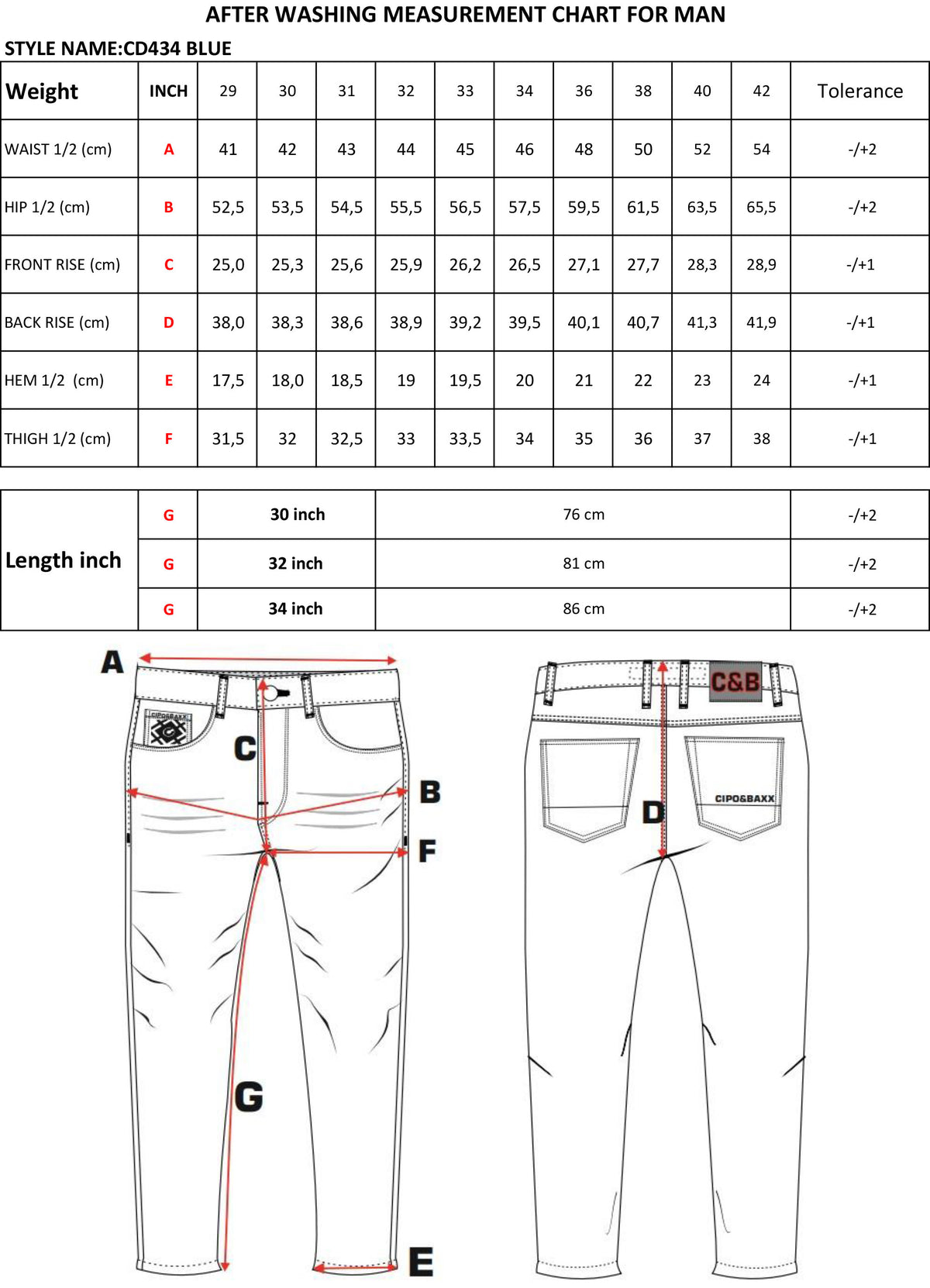 Cipo & Baxx DALLAS Men's Jeans Denim CD434