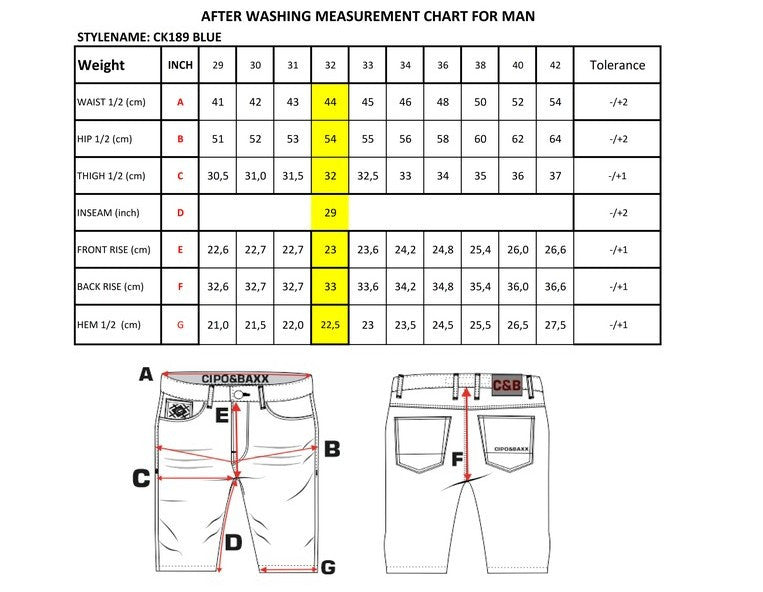 Cipo & Baxx SKULL Men's Short Jeans Denim CK255