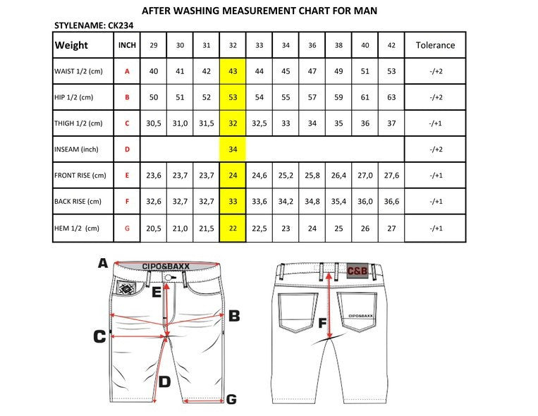 Cipo & Baxx RAYMOND Men's Short Jeans Denim CK234