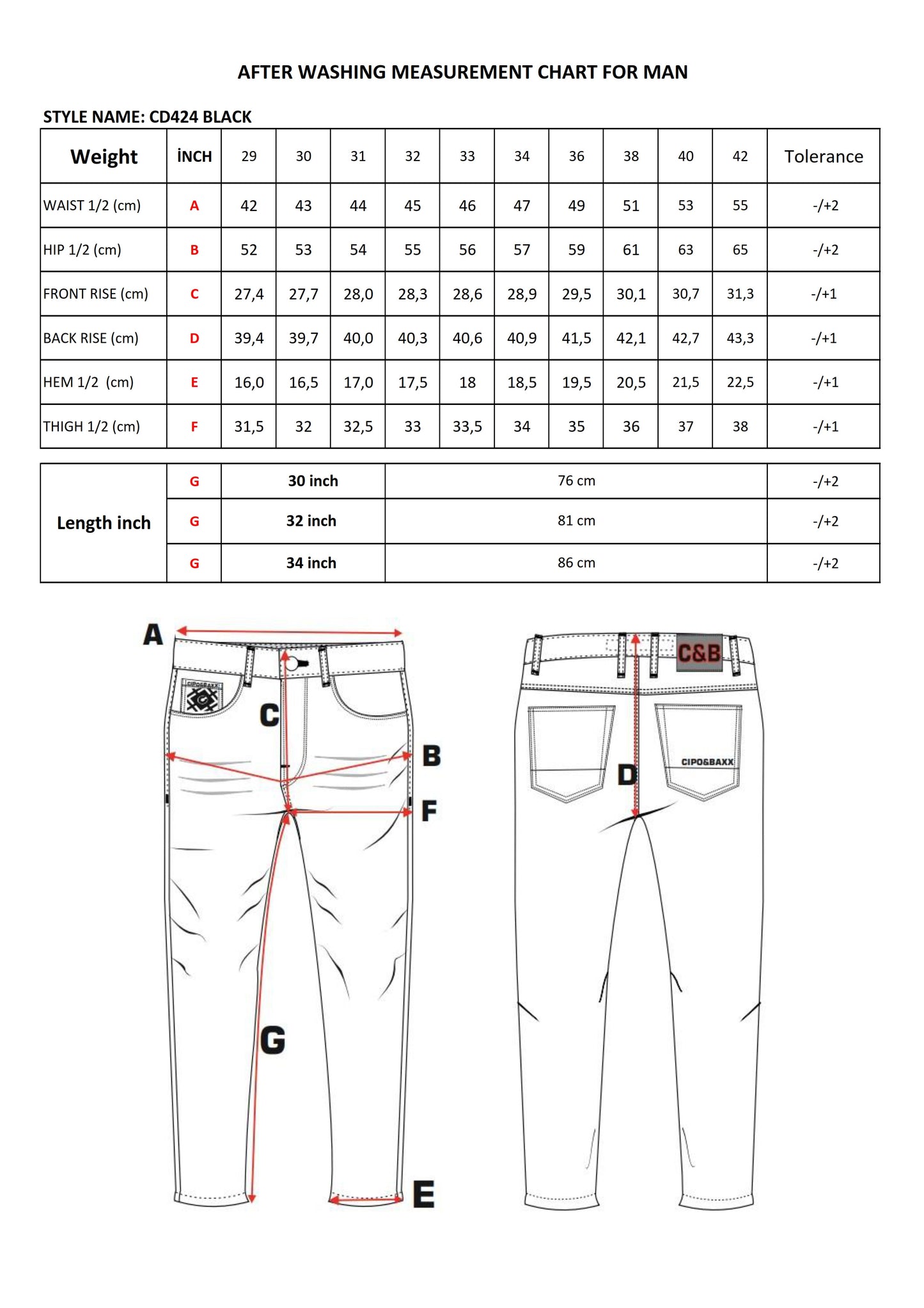 Cipo & Baxx BOZEN Men's Cargo Jeans CD424