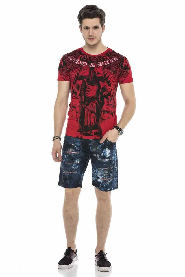 Cipo & Baxx MEDFORD men's short jeans denim CK203