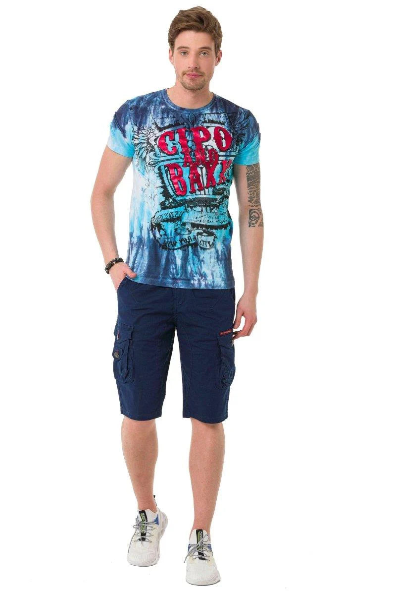 Cipo & Baxx MEDFORD men's short jeans denim CK203