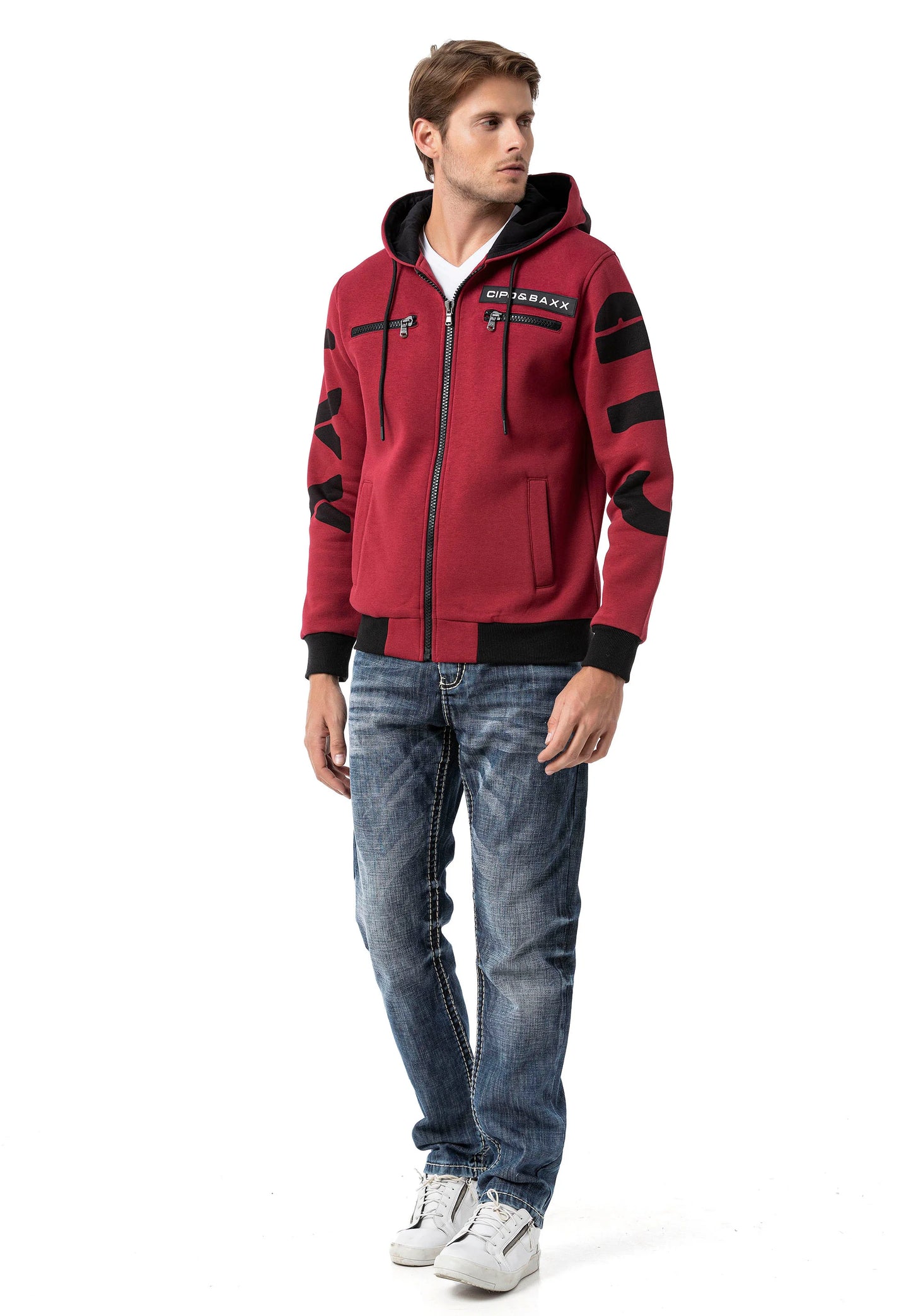 Cipo & Baxx ADELAIDE men's hooded sweatshirt CL559