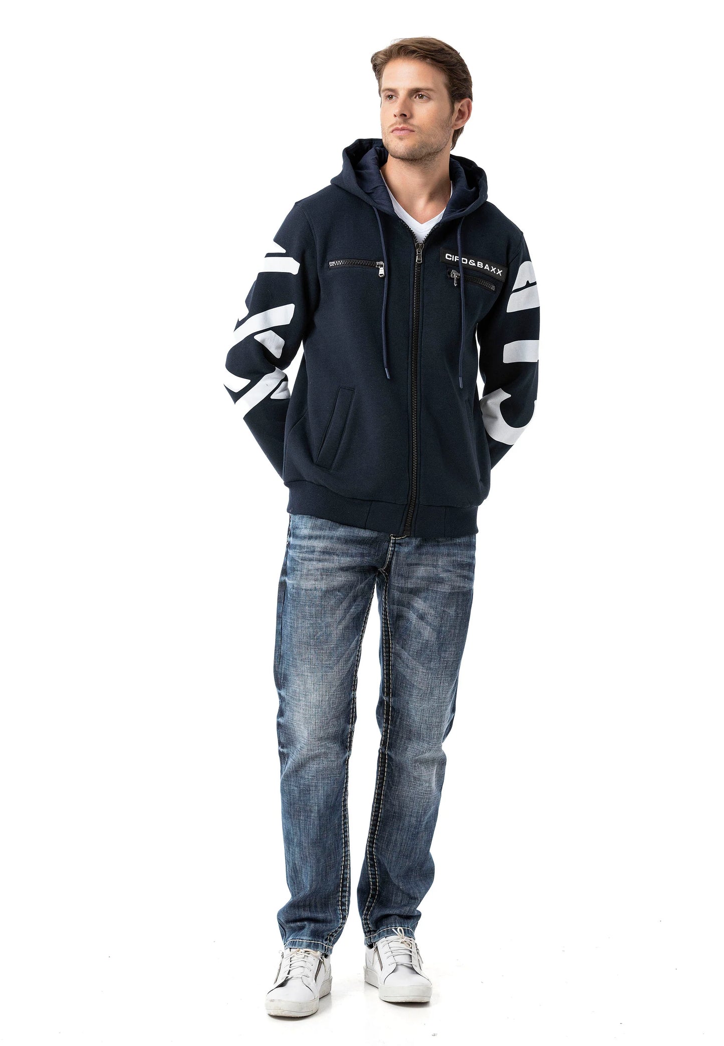 Cipo & Baxx ADELAIDE men's hooded sweatshirt CL559