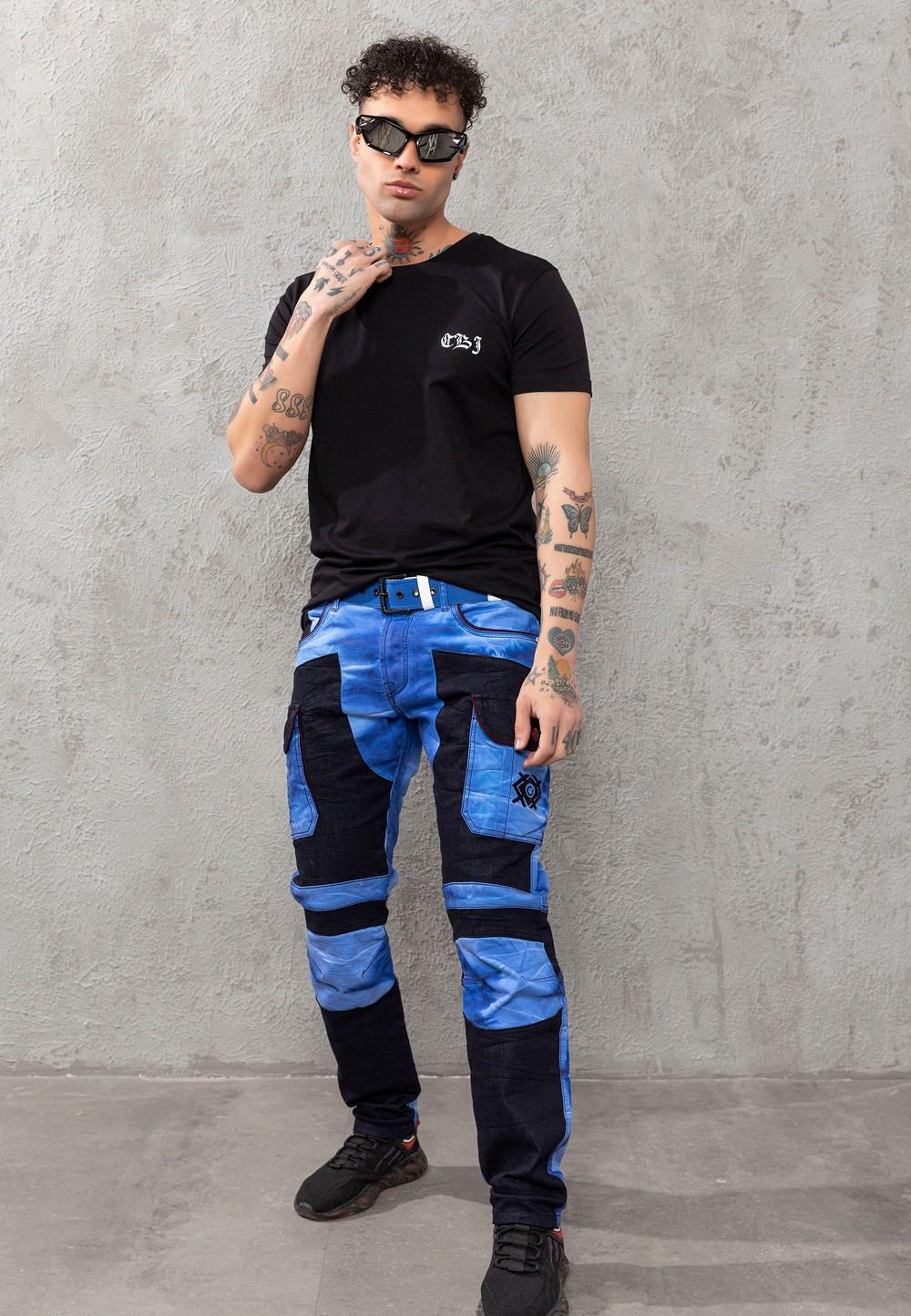 Cipo & Baxx EMPORIA black men's T-shirt CT718