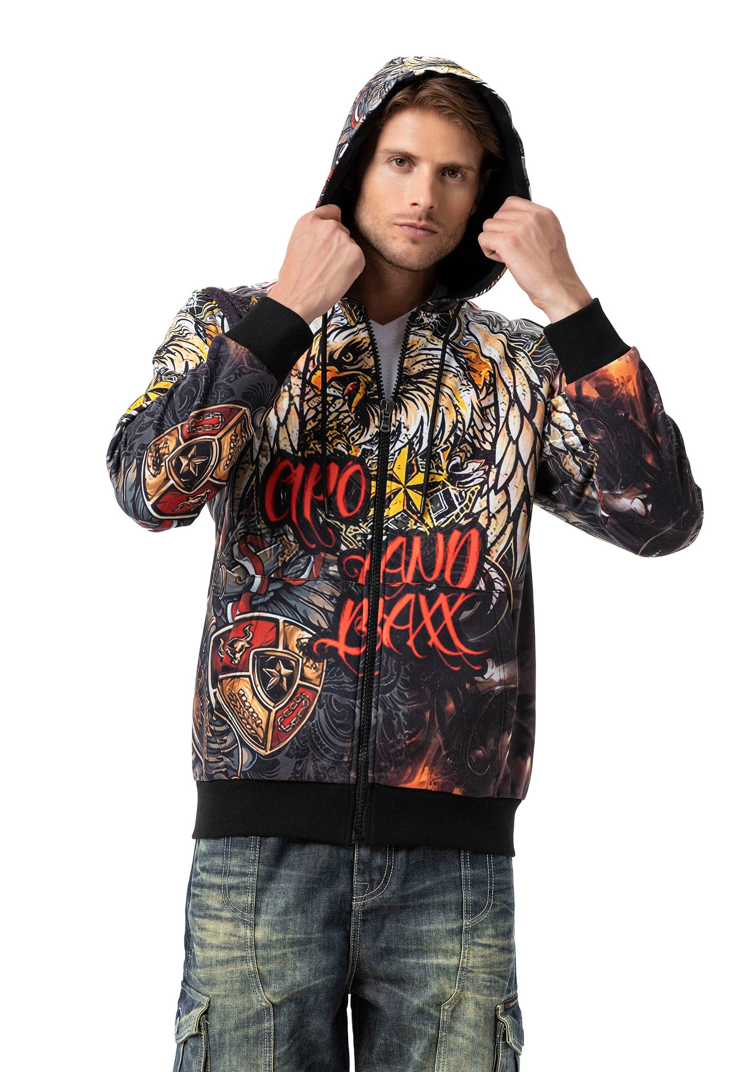 Cipo & Baxx ADELAIDE men's hooded sweatshirt CL559