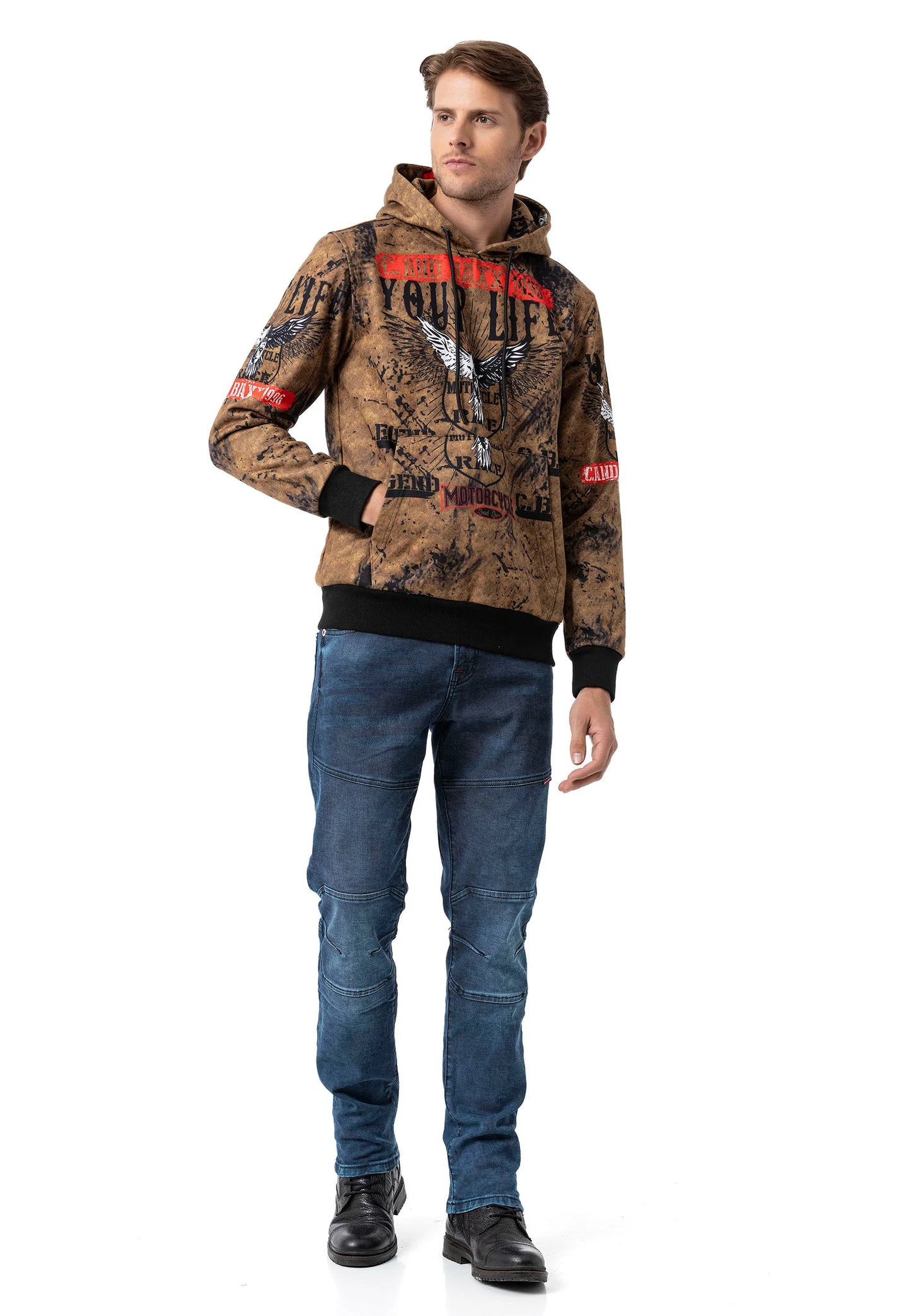 Cipo & Baxx ADELAIDE men's hooded sweatshirt CL559