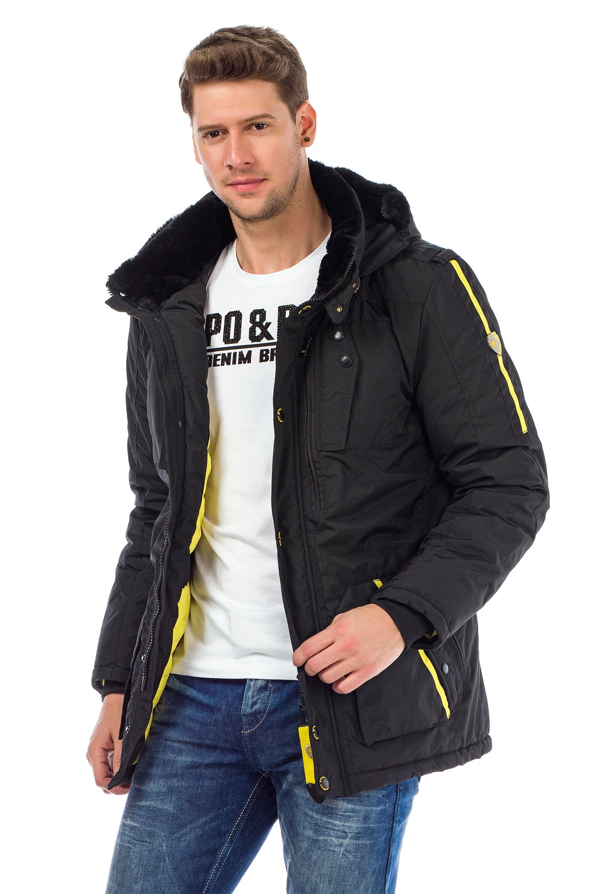 Cipo & Baxx HIGHLAND men's parker jacket CM130