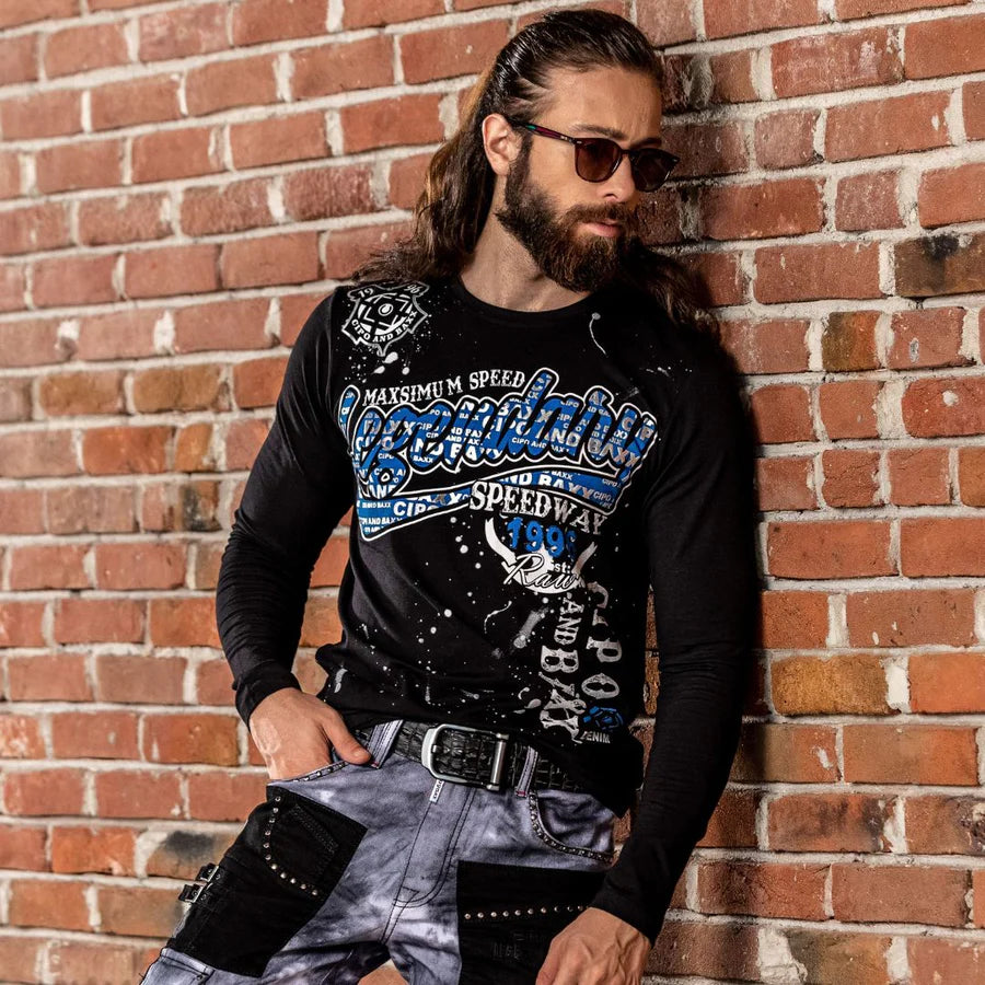 Cipo & Baxx ALLIANCE Men's Shirt CL493 Black