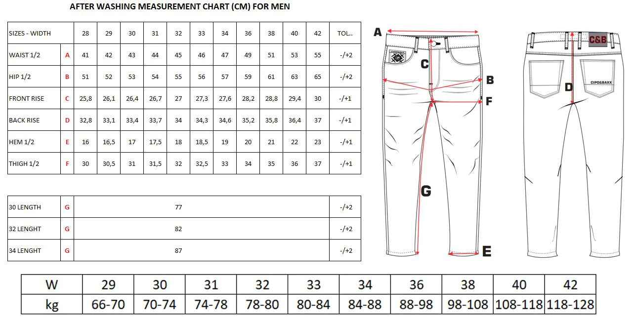 Cipo & Baxx ARMORIAL Herren Jeans Denim CD324