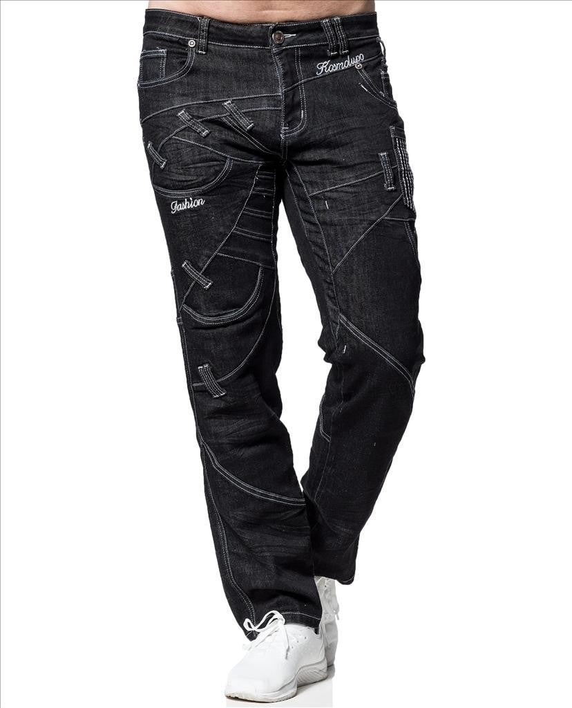 K&M Kosmo Lupo KONGO Herren Jeans Denim Straight Cut Alle Gr. Neu