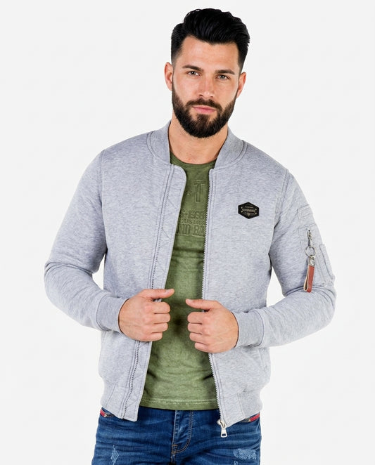 Cipo & Baxx KIAN Herren Jacke CJ151 grey
