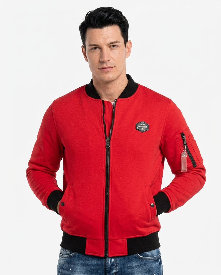 Cipo &amp; Baxx KIA men's jacket CJ151 red