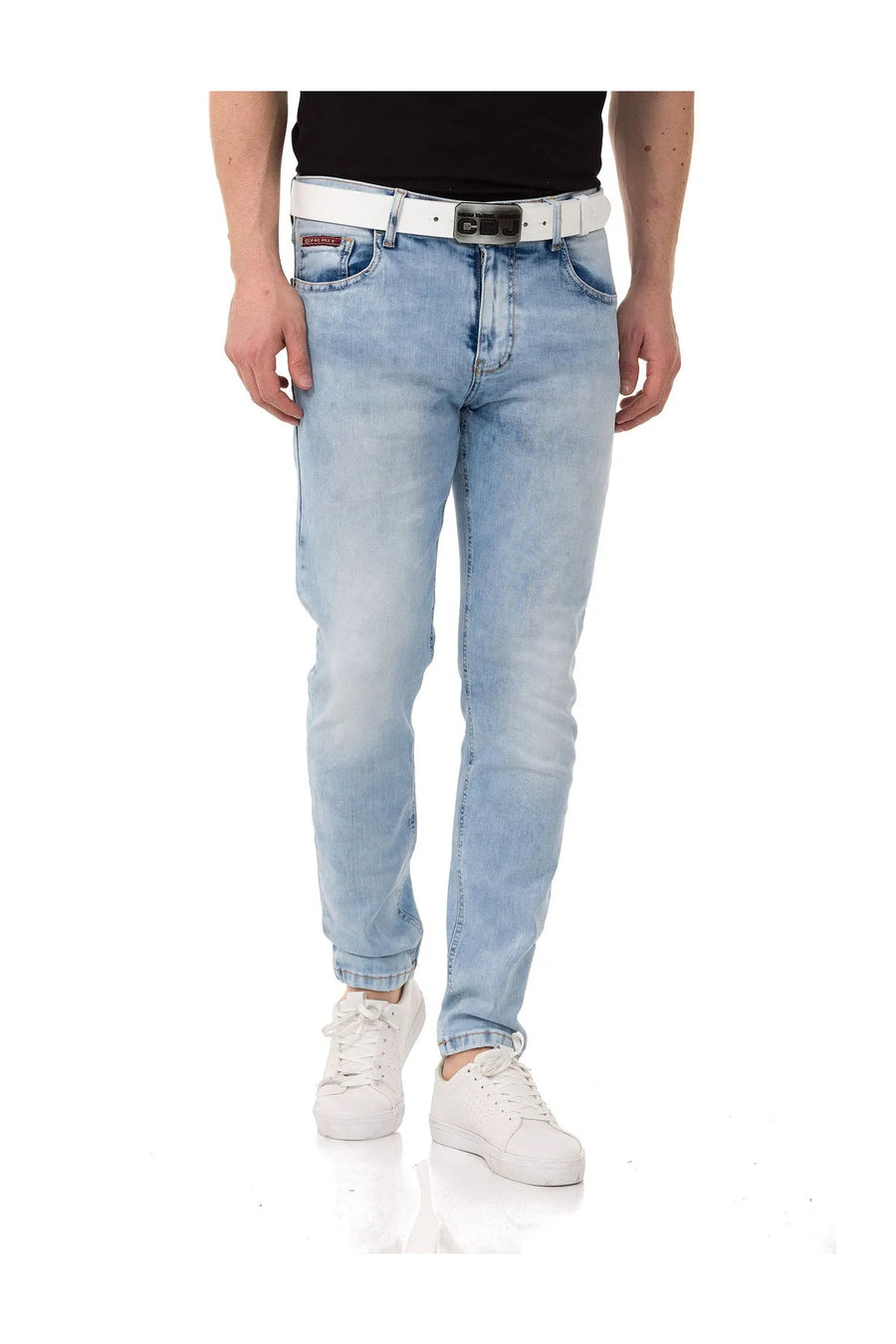 Cipo &amp; Baxx BALMAN Men's Jeans Slim Fit Denim CD820