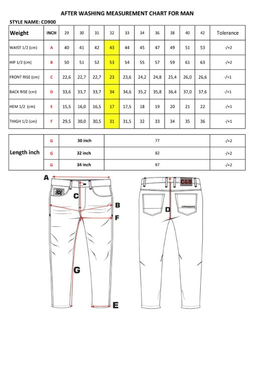 Cipo &amp; Baxx ACE Men's Jeans Denim CD838