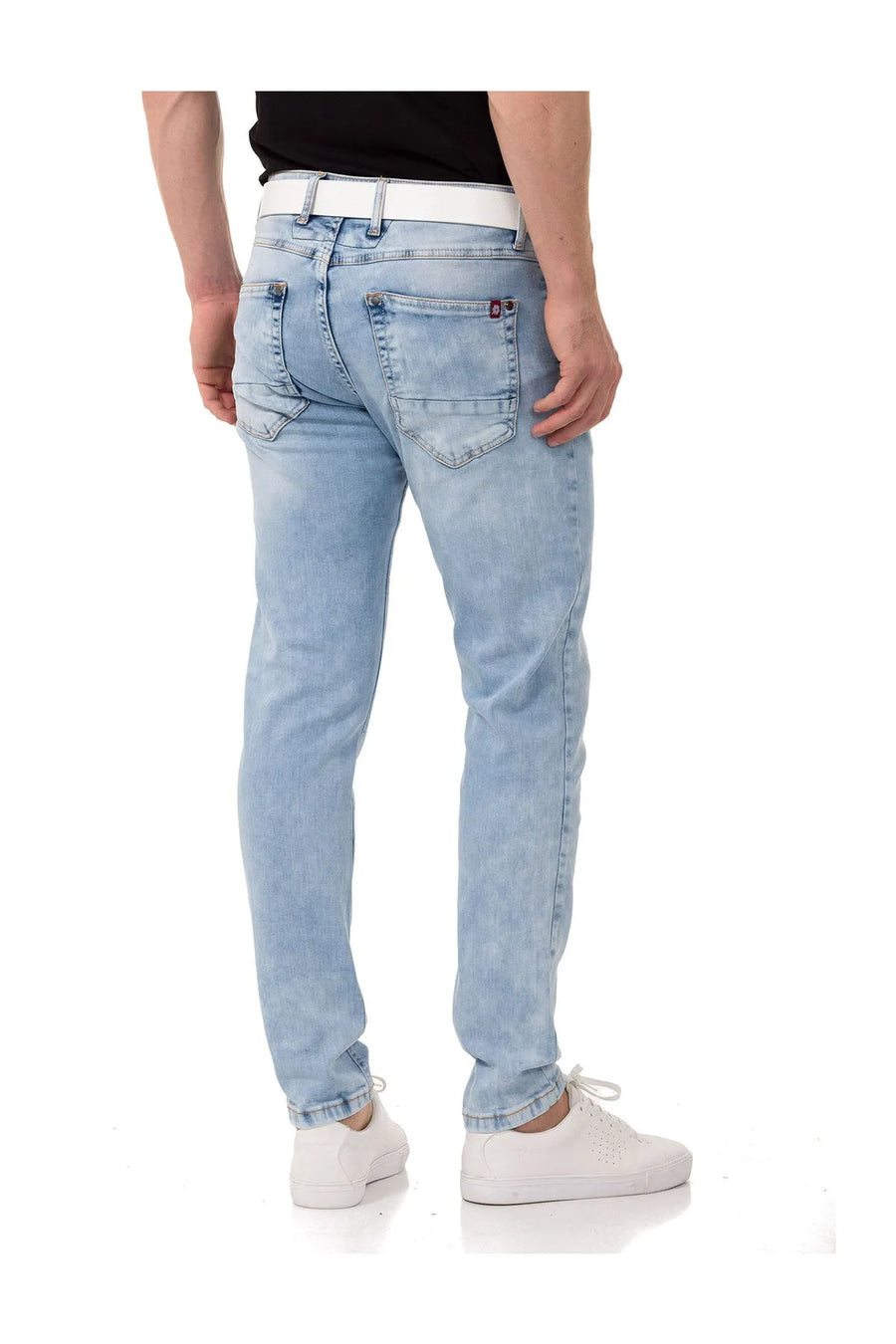 Cipo &amp; Baxx BALMAN Men's Jeans Slim Fit Denim CD820