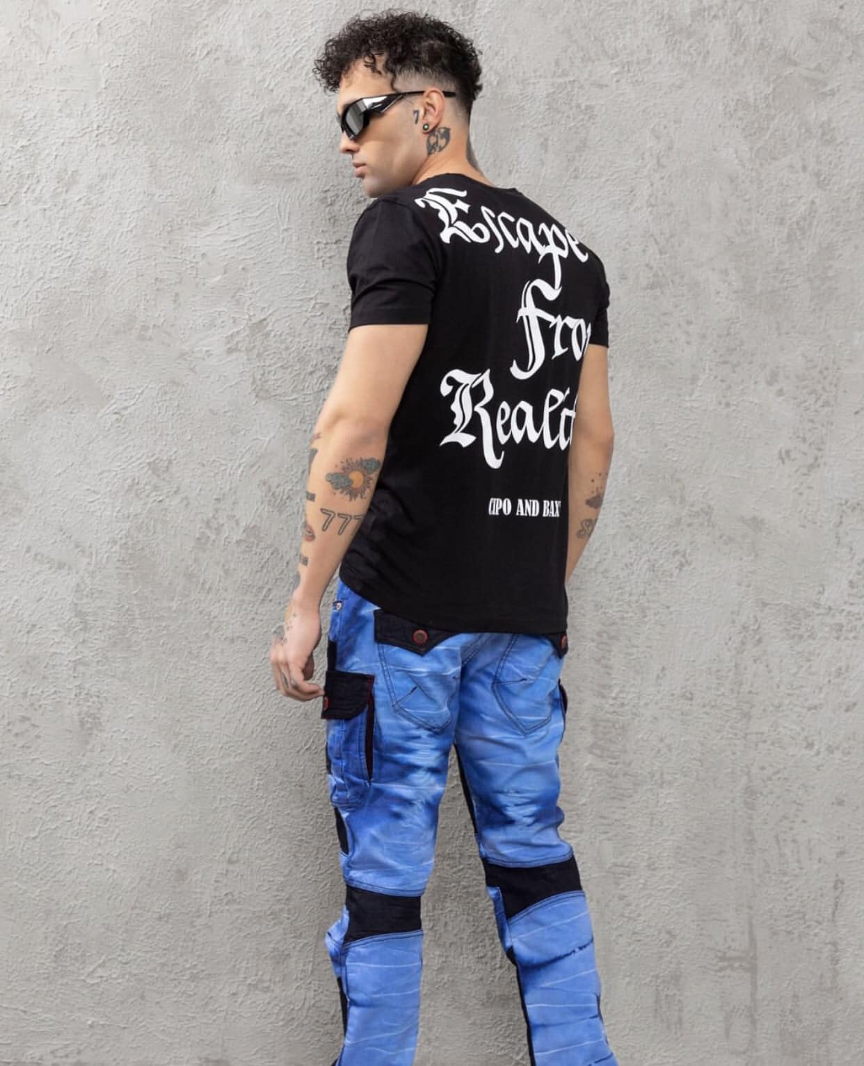 Cipo &amp; Baxx EMPORIA black men's T-shirt CT718