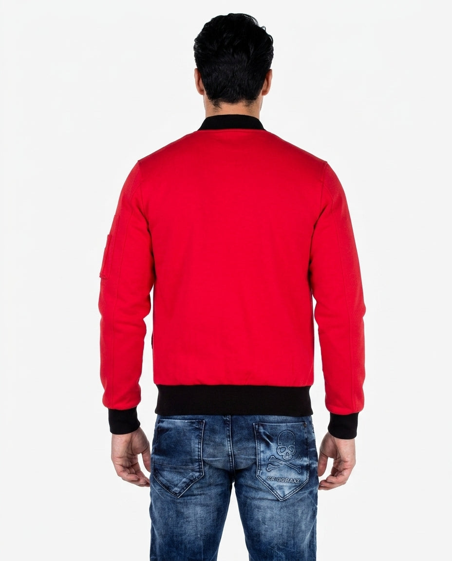Cipo &amp; Baxx KIA men's jacket CJ151 red