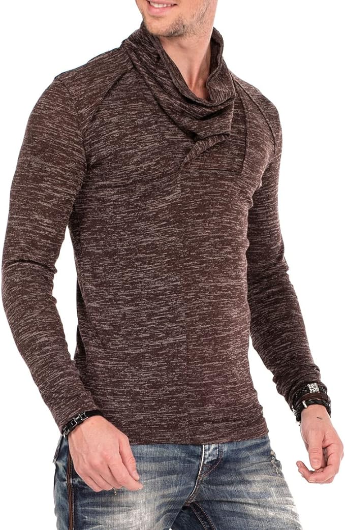 Cipo & Baxx FORD Herren Shirt  brown CL332