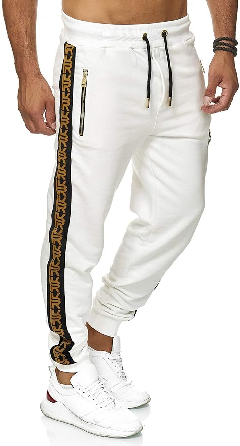 Redbridge BAHIA men's jogging pants white R-Logo Premium M4237 