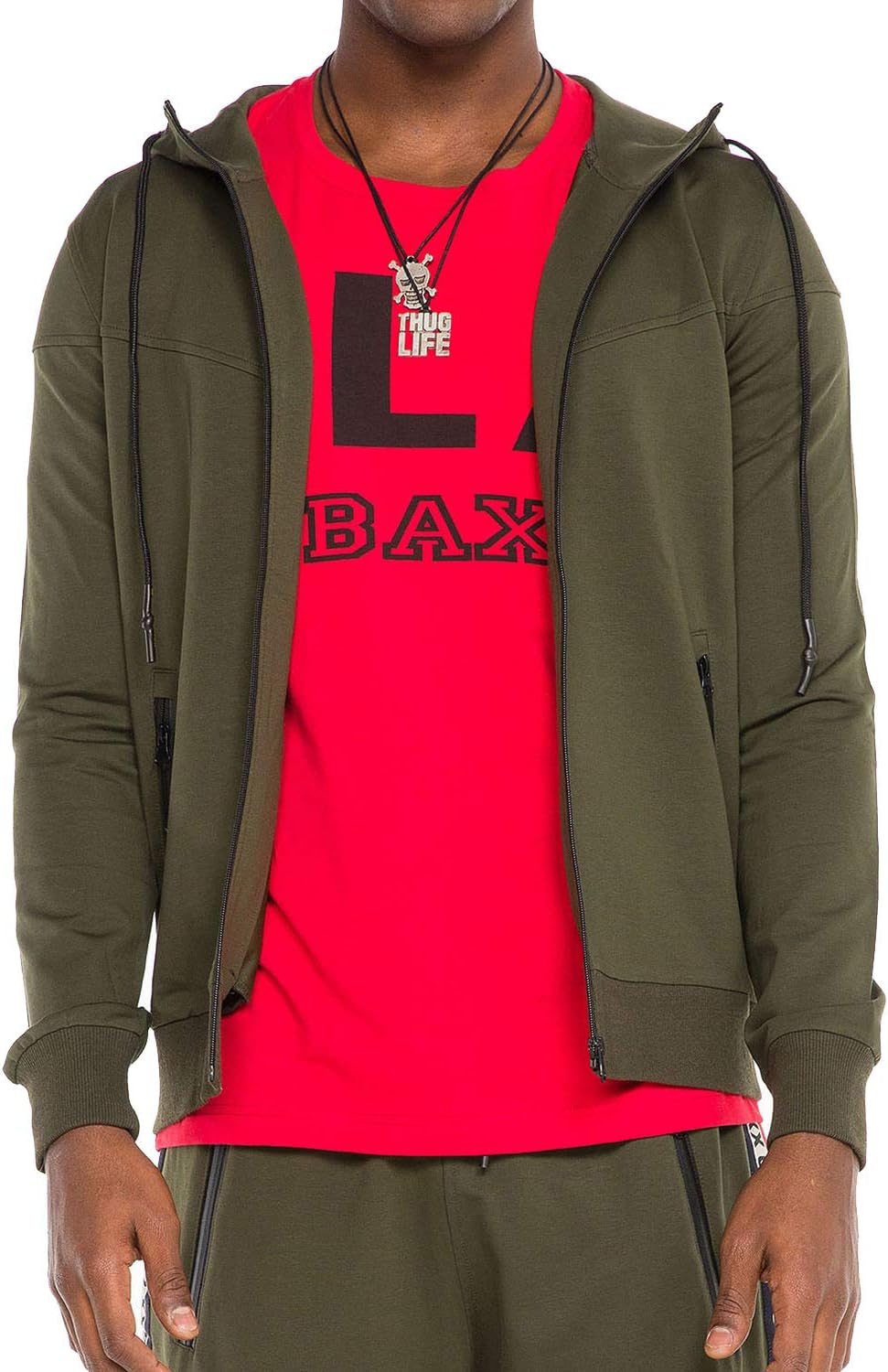 Cipo &amp; Baxx REMY men's hooded sweatshirt jacket CL346