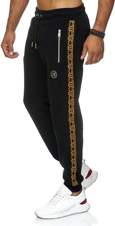 Redbridge BAHIA men's jogging pants black R-Logo Premium M4237 