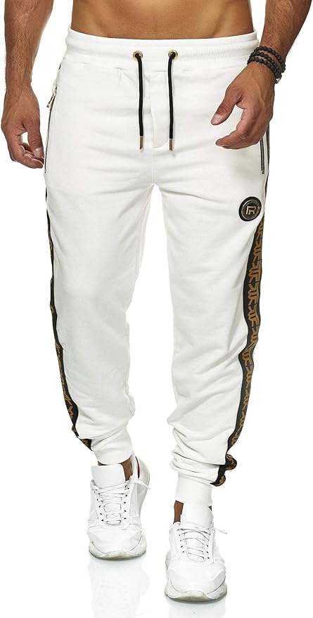 Redbridge BAHIA men's jogging pants white R-Logo Premium M4237 