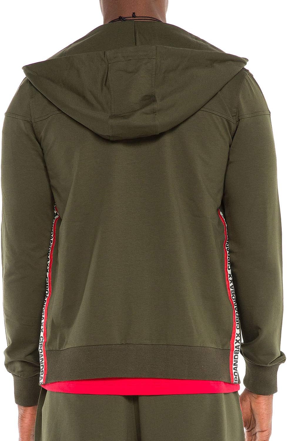 Cipo &amp; Baxx REMY men's hooded sweatshirt jacket CL346