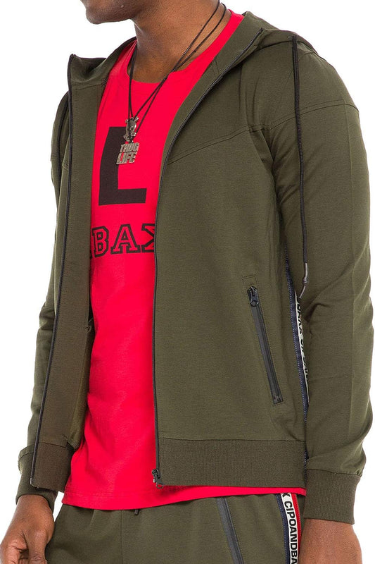 Cipo & Baxx REMY Herren Kapuzen Sweatshirtjacke CL346