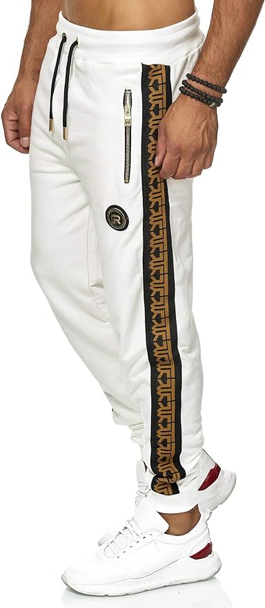 Redbridge BAHIA men's jogging pants white R-Logo Premium M4237 