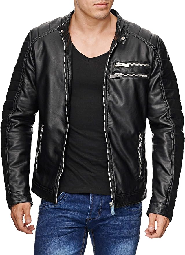 Redbridge DAVIDSON men's leather jacket