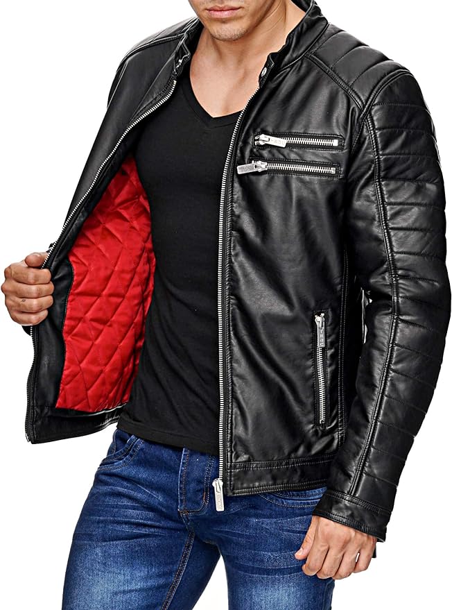 Redbridge DAVIDSON Herren Lederjacke