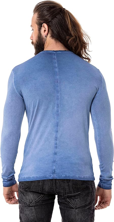 Cipo & Baxx RENE Herren Shirt Blau CL512