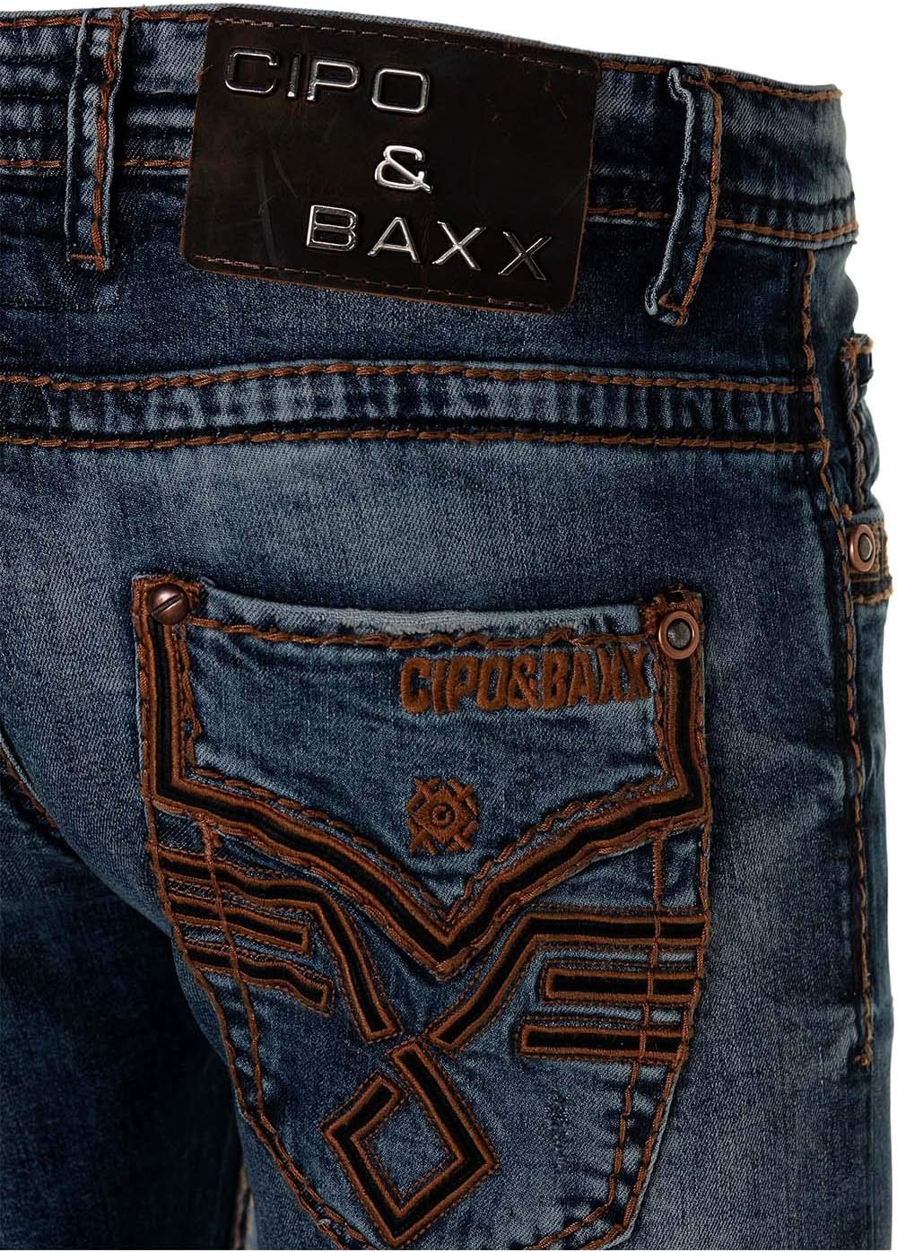 Cipo &amp; Baxx OUTLINE men's jeans denim CD483