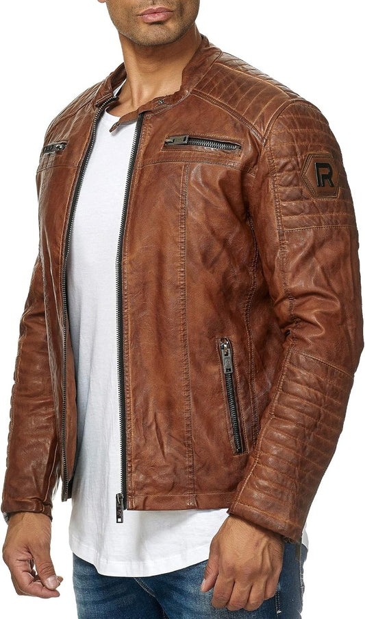 Redbridge HAVANA Herren Lederjacke M6013