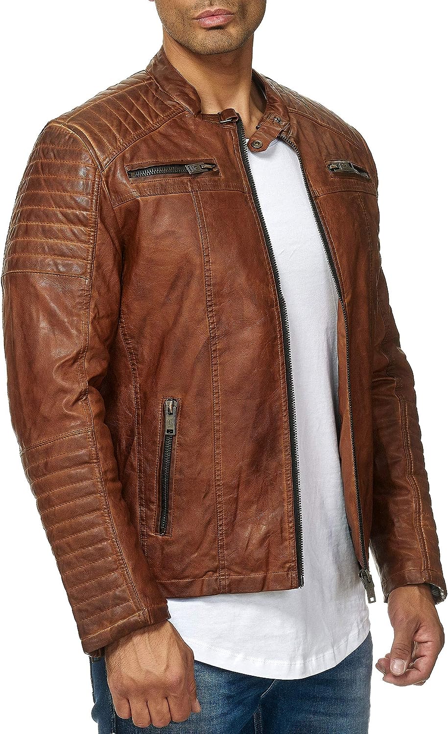 Redbridge HAVANA men's leather jacket M6013