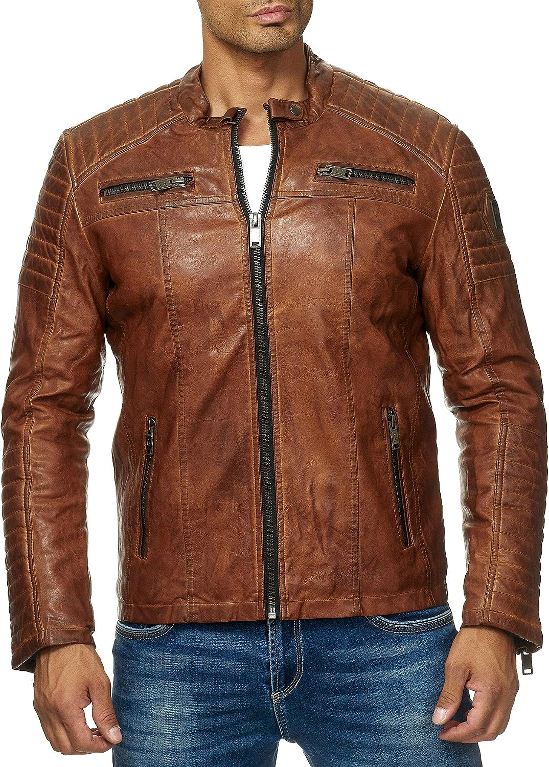 Redbridge HAVANA men's leather jacket M6013