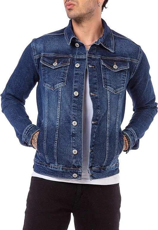 Redbridge ARLO Herren Jeans Jacke Denim Dark M6127