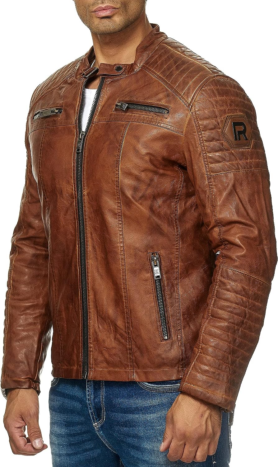 Redbridge HAVANA men's leather jacket M6013