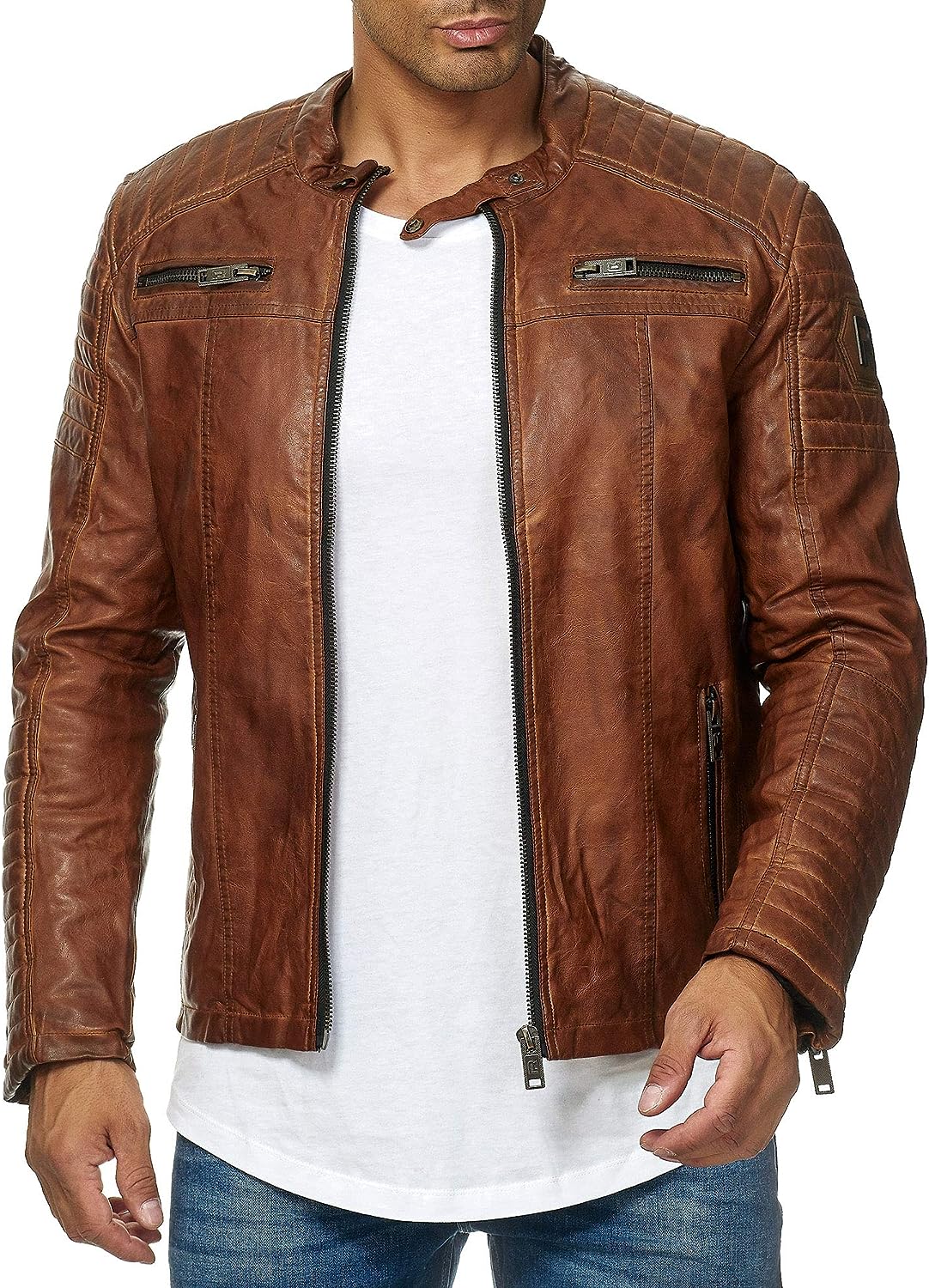 Redbridge HAVANA men's leather jacket M6013