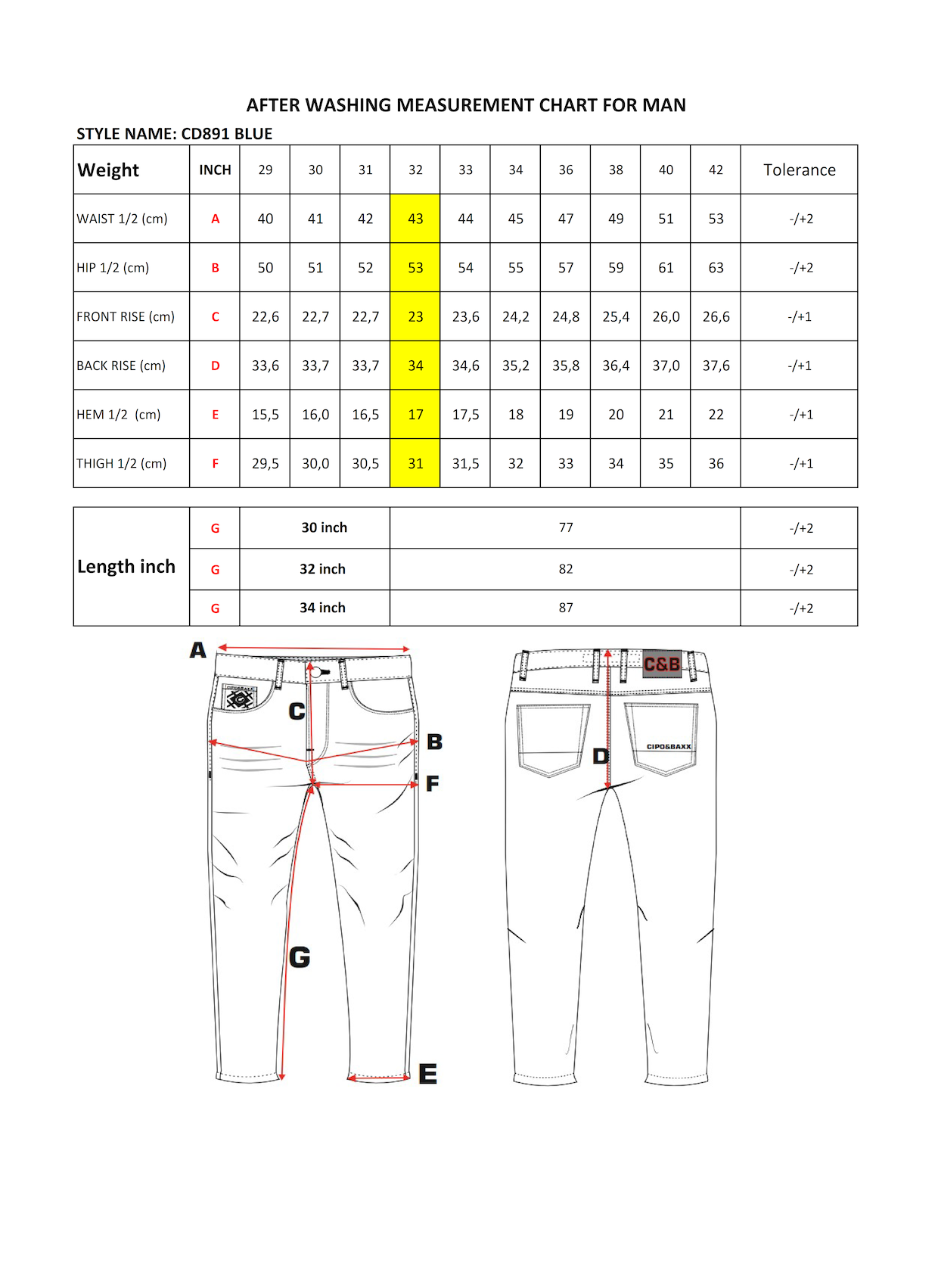 Cipo &amp; Baxx ROW Men's Jeans Denim CD477