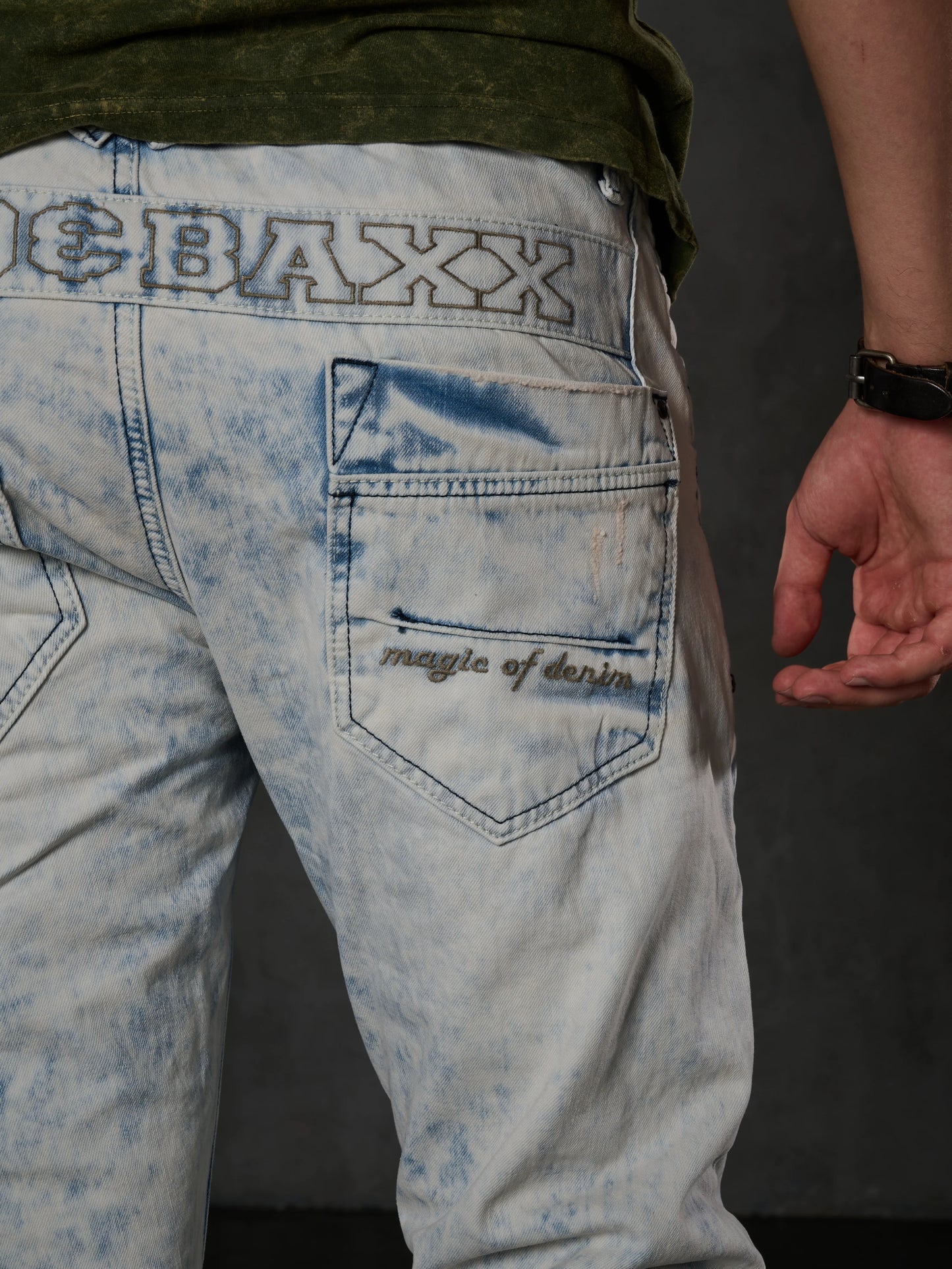 Cipo &amp; Baxx FLEMING Men's Jeans Denim CD272