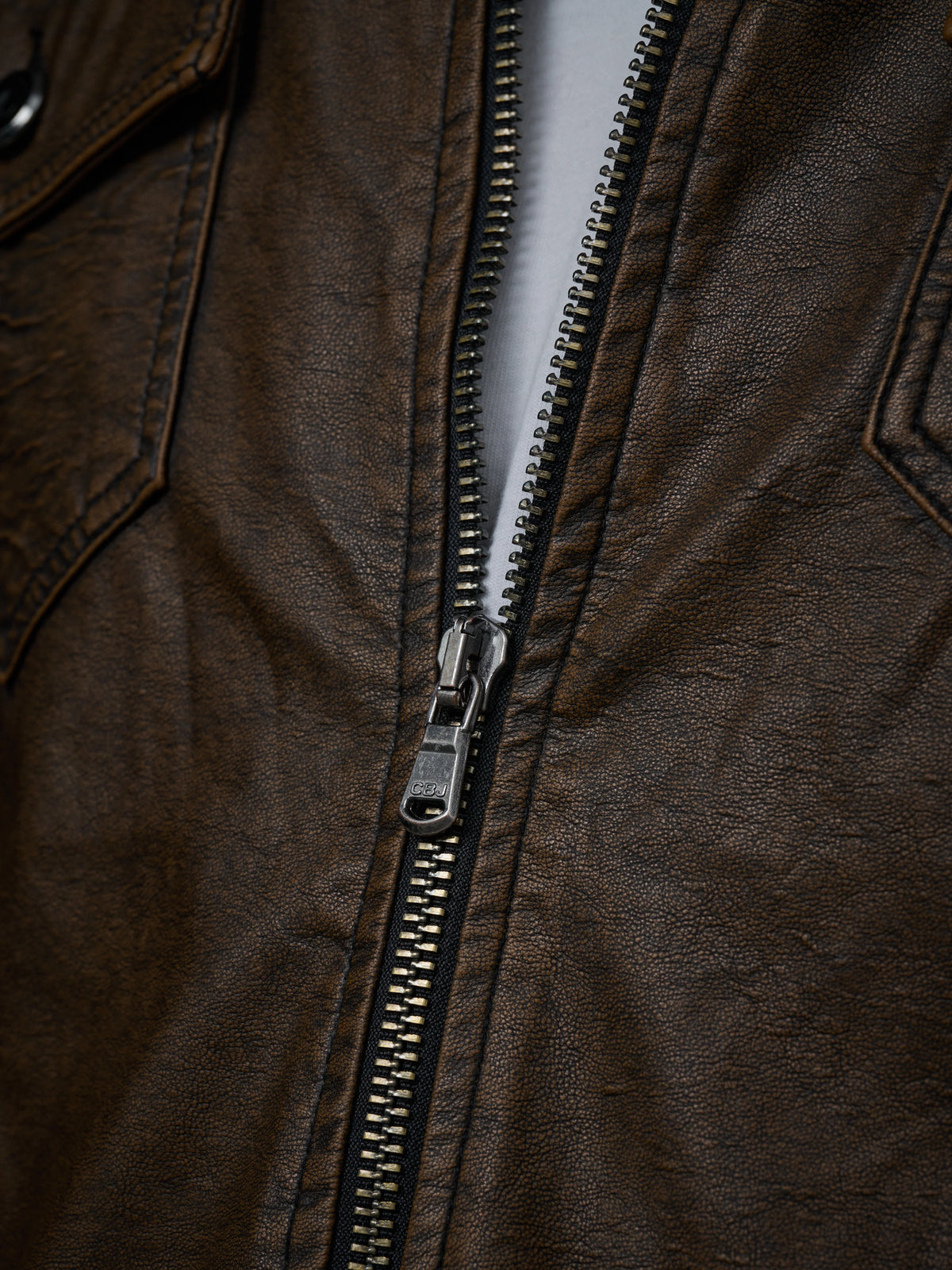 Cipo & Baxx Men's Biker Leather Jacket TROPI CJ304