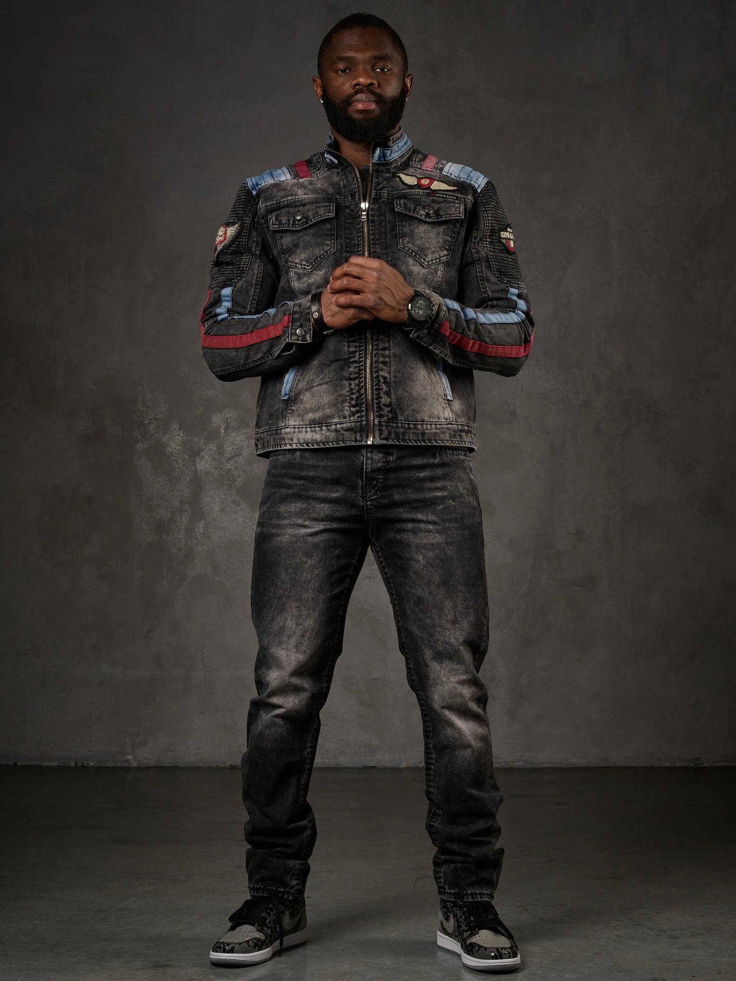 Cipo & Baxx KEN Herren Jeans Jacke Denim CJ300